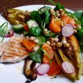 Chicory Turkey Salad with Mandarin Orange Wedges
