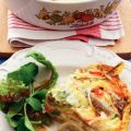 Witloffrittata met kaas uit de oven