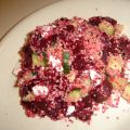 Heerlijke bietencouscous met geitenkaas