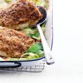 Prei met gegratineerde vis