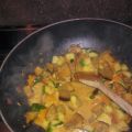 Simpele gele curry (vegan)