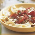 Kruidige pasta met geitenkaas