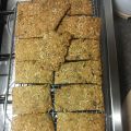 Crackers van pitten, noten en lijnzaad