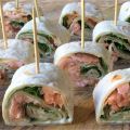 Wrap met warmgerookte zalm