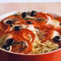 Spaghetti met mozzarella