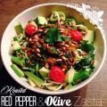 Roasted Red Pepper & Olive Zasta