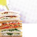 Sandwich gerookte kip en paprika