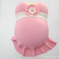 Zwangere Buiktaart met bijpassende Babyshower[...]