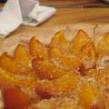 Abrikoos en amandel taart