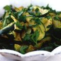 Courgette met peterselie, knoflook en citroen