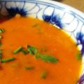 Pittige tomaat-paprika soep