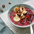 Bietige amaranthpap met banaan, chocolade en[...]