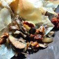Herfst: Krokante paddenstoelen strudel met noten