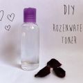 Beauty DIY : rozenwater toner