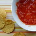 Homemade salsa saus