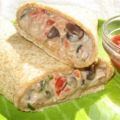 Romige burrito's met rode paprika
