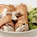 Hartige pannenkoeken met champignons