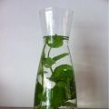 Water met munt