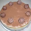 Koffie en chocolade cheesecake