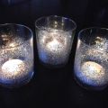 Theelichtjes met glitters