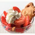 Aardbeien met slagroom