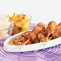 Snelle nasi goreng met satÃ© en atjar