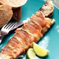 Forel met spek