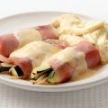 Courgette met ham en oude kaas