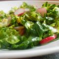 Mini romain salade met muntdressing