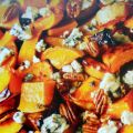 Flespompoen met Noten en Blauwe kaas uit de oven