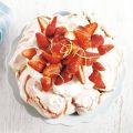 Pink pavlova