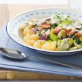 Pasta met rode zalm