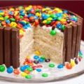 Kitkat M&M taart