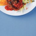 Mexicaanse gehaktballen met sla en gevulde[...]