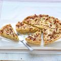 Quiche met spekjes en prei