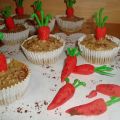 Wortel-cup-cake decoreren