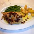 Heel lekkere kip met knoflook en rozijnen