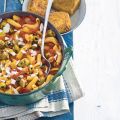 Pasta met gegrilde groenten