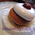 Colakersencupcakes met marshmallowcrème