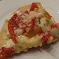 Geitenkaas pita pizza's