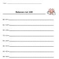 Oefenen tot 100 - alles door elkaar!