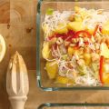 Mihoensalade met ananas en paprika