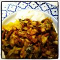 Spitskool met shoarma