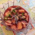 Nectarinesalade met Lambrusco