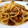 Spaghetti met paddenstoelen