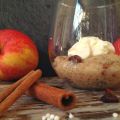 Appeltaart sagopudding met havermoutcrumble