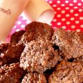 Chocolade-kokos koekjes