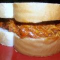Bbq sandwiches met kalkoen