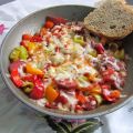 Biberli domatesli kaşarlı sucuk (sucuk met[...]