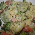 gevulde pasta met broccoli en zalm